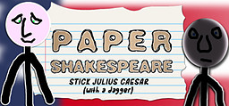 Paper Shakespeare: Stick Julius Caesar (With a Dagger)