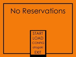 No Reservations