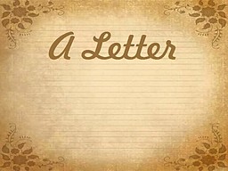 A Letter