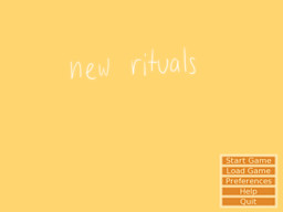 New Rituals