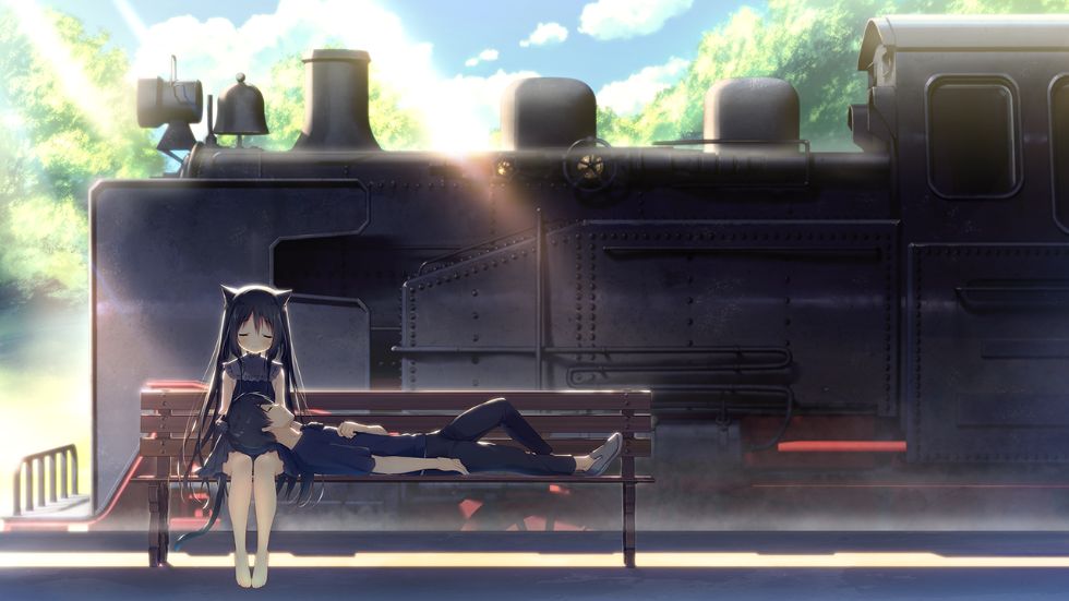 CG]星空鉄道とシロの旅| Gal CG - 月幕Galgame